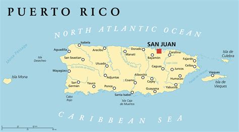 map of the US and Puerto Rico
